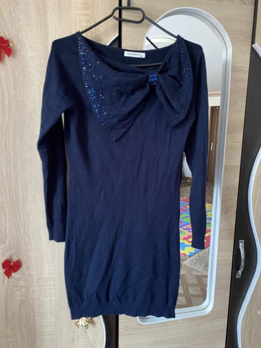 Bluza dama bleumarin
