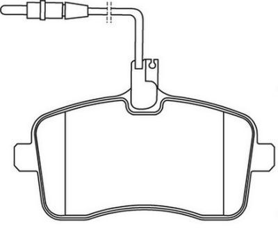 Placute frana fata Peugeot 407 (6d), 05.2004-, marca SRLine S70-0120