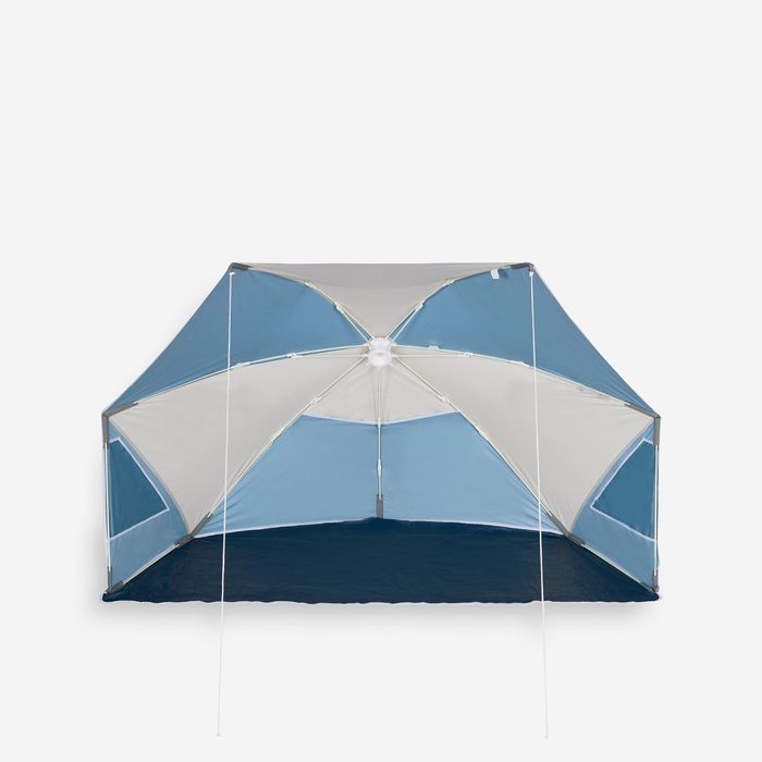 Adăpost de plajă compact 3 locuri Upf 50+ - produs resigilat Decathlon