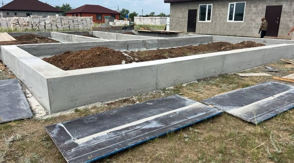 Заливка Фундамент со своей Опалубки