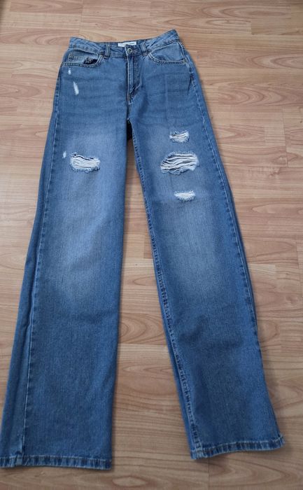 Дамски сини дънки