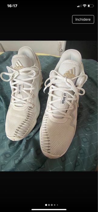 Adidasi baschet D.O.N issue gold metallic
