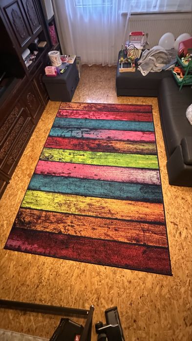 Covor si traversa colorata