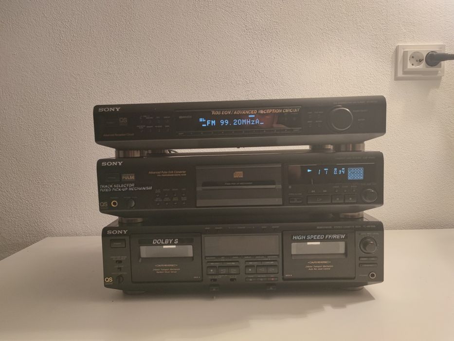 CD player Sony CDP XE 800 deck TC WE 705 S tuner ST SE 700