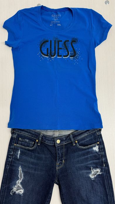 Blugi Guess 29 +tricou gratuit