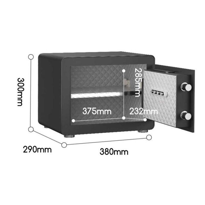 Сейф 300/380/290 ET570 Deli 18кг Скидки !!!