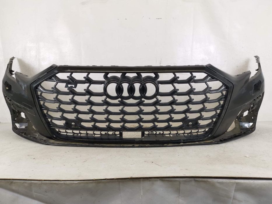 Предна броня с централна решетка повредена Ауди Q8 / Audi Q8 1 [ - ] О