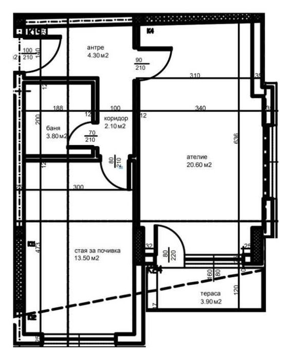 Продава се Двустаен апартамент в Пловдив, Тракия - 75 кв.м за 1091 €/кв.м - Снимка #1