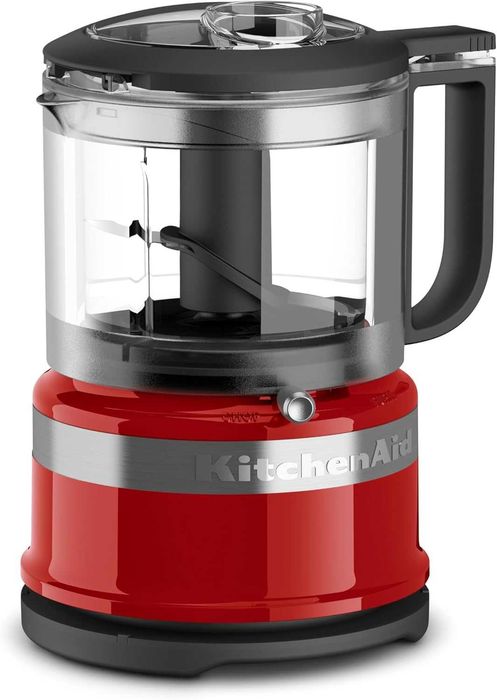 ПРОМО Нов 2г Гаранция Мощен Мини Кухненски Робот Блендер Чопър KitchenAid, 5KFC3516, Черен или Червен