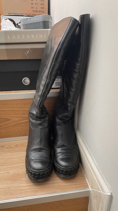 Дамски зимни ботуши (скрита платформа) - 37 р-р