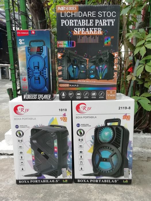 4 Boxe Bluetooth Karaoke