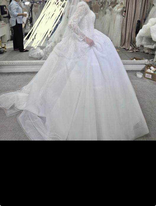 Продам свадебное платье. 42-44р