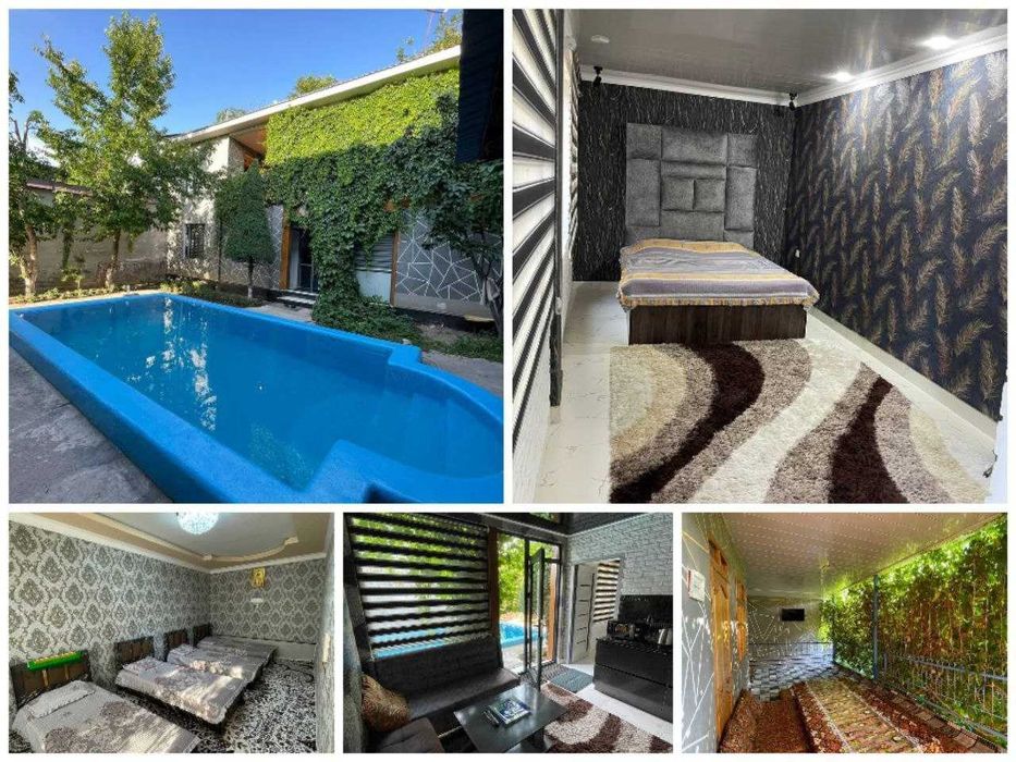 Чорвок 4 соток 5 хона бассейн дача ховли сотилади