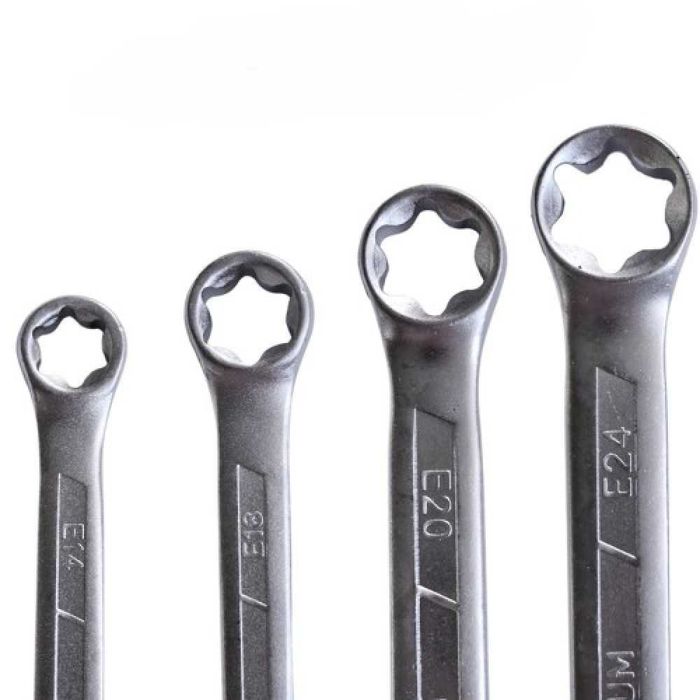 Комплект звездогаечни ключове Е-та ( еврейска звезда) 4 части HAWEK