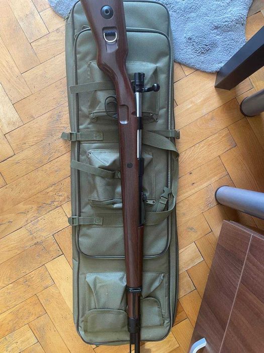 Replica sniper Kar 98K Snow Wolf cu Kit upgrade  SWAirsoftPro Instalat