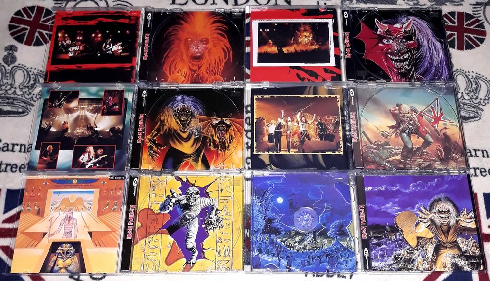 BoxSet Iron Maiden 1980-1993 (15 CD) - Ediție EMI UK - Mint