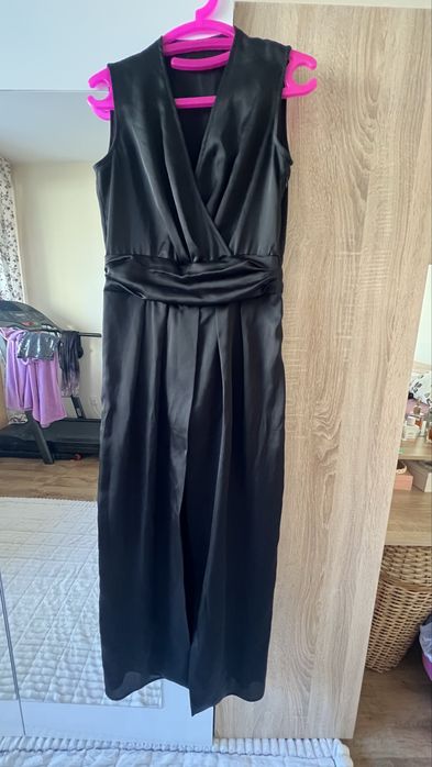 Дълга черна рокля Sisley