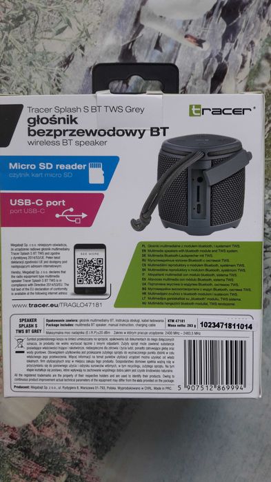 Waterproof radio and Bluetooth speaker/ Водоустойчива блутут колонка