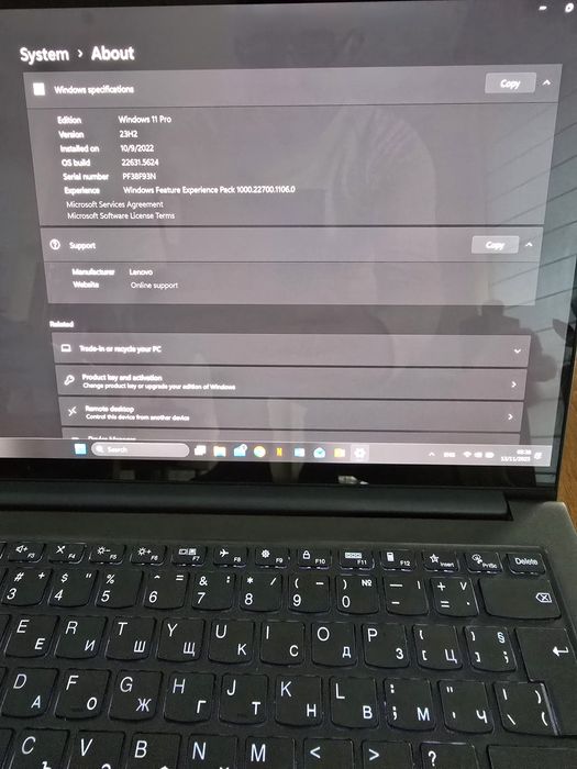 Лаптоп Lenovo Yoga Slim 7 Pro 14IHU5