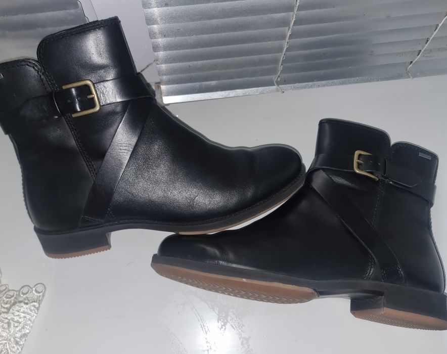 Кожаные сапоги 40 размера