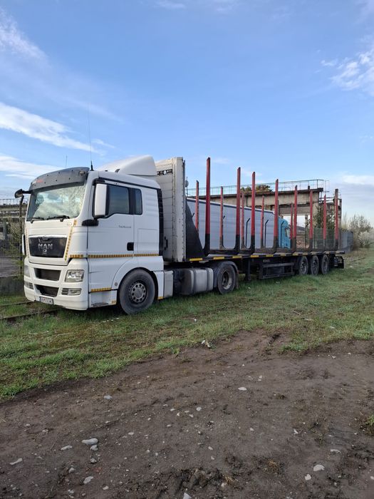 Vand MAN TGX 440 EEV si semiremorca cu racoante
