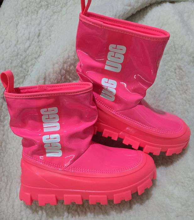 UGG Уникални дамски апрески нови без кутия електриково розово 38 номер