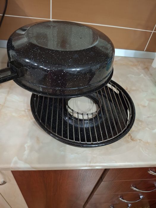 Gratar cu capac pt aragaz