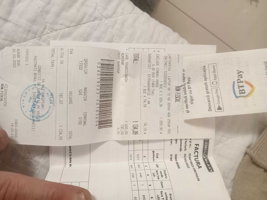 Laptop HP perfect funcțional