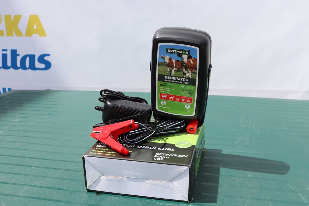 Generator gard electric 1.85 jouli nou mixt pentru animale