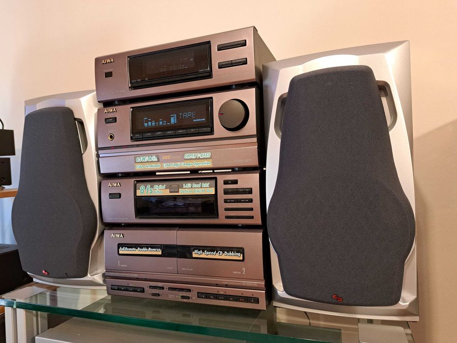 Sistem audio HiFi Aiwa NSX-D7 , 1992  + boxe cadou