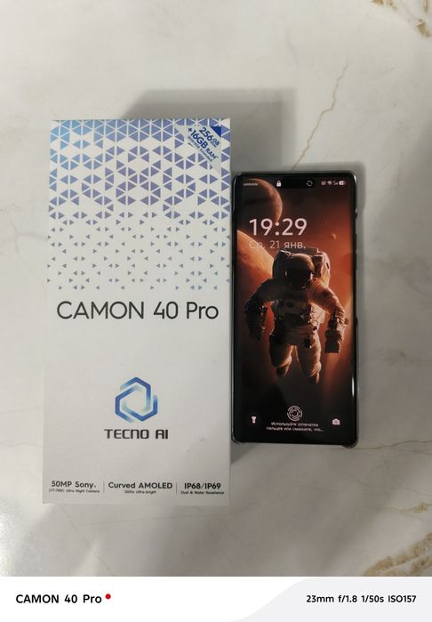 Tecno comon 40 pro 16/256 gb