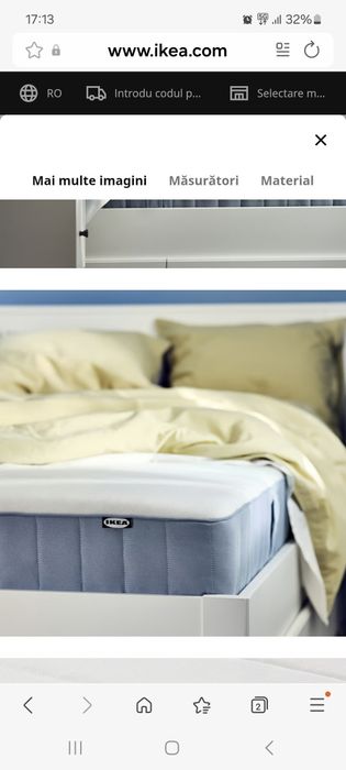 Saltea cu arcuri împachetate Vesteroy