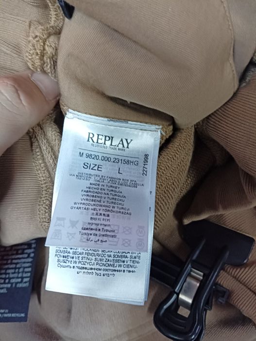 Оригинално долнище Replay L , XL , XXL ново мъжко памучно анцуг реплей