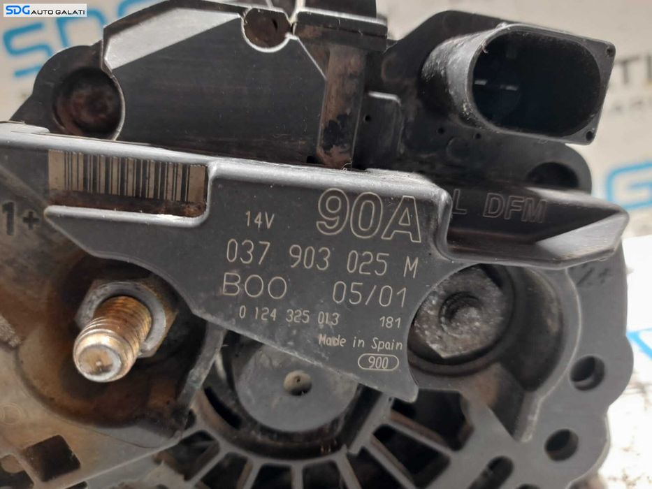 Alternator Bosch Skoda Octavia 1 1.4 AMD 1997 - 2011 Cod 037903025M 0124325013 [N0376]