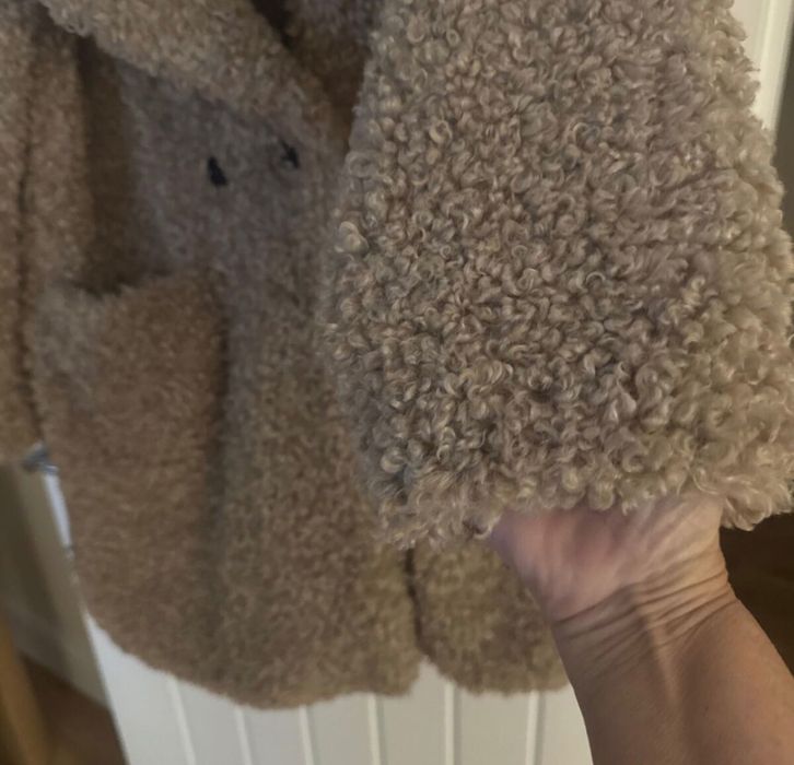 Teddy bear NEXT уникално дамско палто XL
