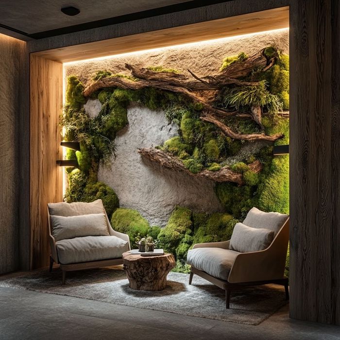 Сухоцветы! Картины из стабилизированного мха. Коряги. Гриб чага