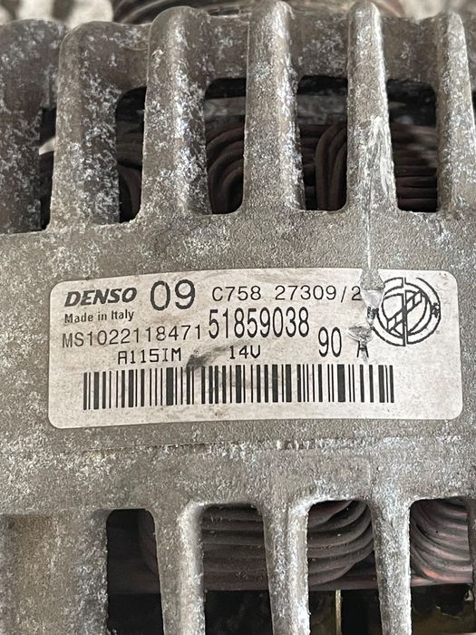 Alternator FIAT 500 312 2007 - > 1.2 169 A4.000 51859038