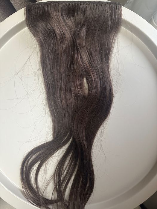 Естествена коса/ Славянска / Небоядисвана / На редове