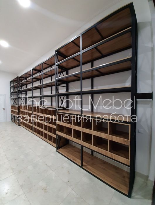 Витрина, Стеллажи для магазинов