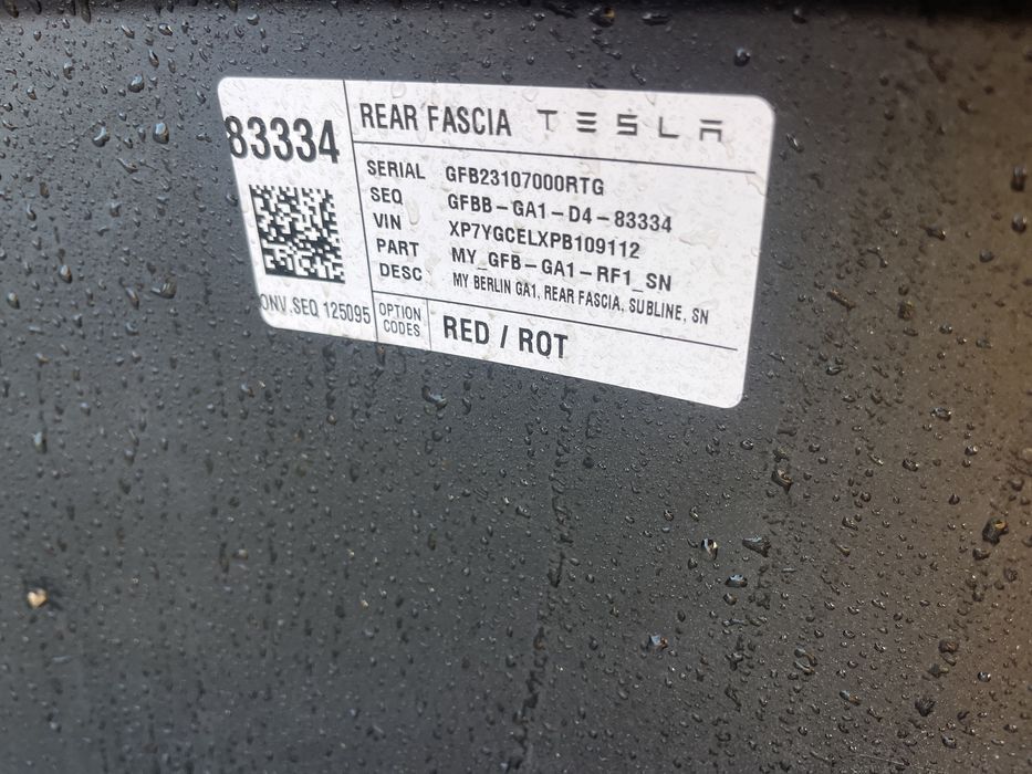 Броня Tesla Model Y 3бр.