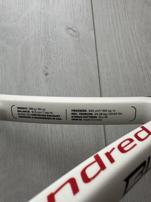 Ракета за тенис на корт Wilson pro staff 100L