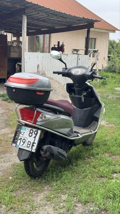 Мопед м8 серый цвет