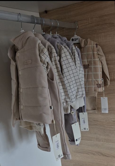 Памучни комплекти от три части за момче