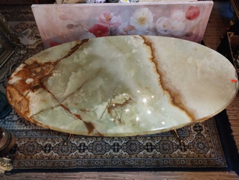 2 холни маси- мрамор и бронз.