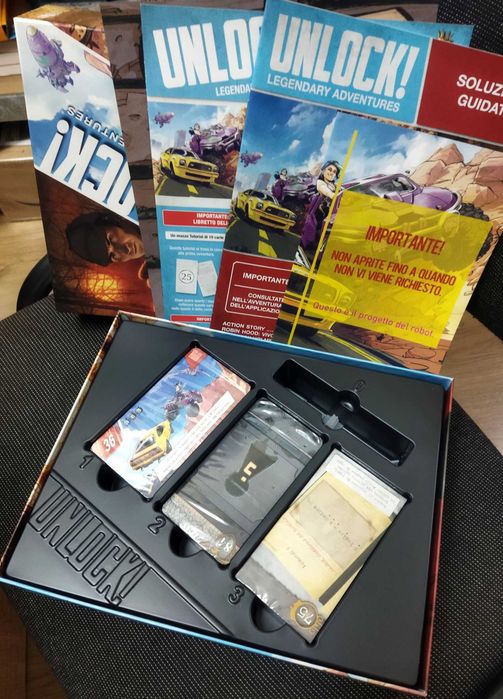 Настолна игра Unlock! Legendary Adventures, италианска версия