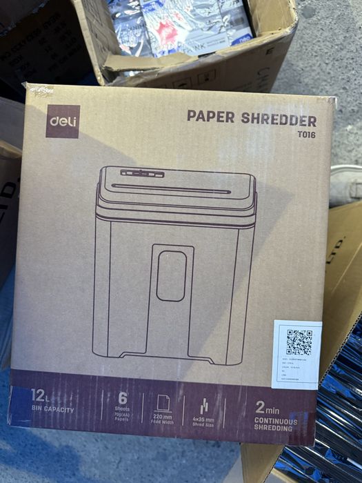 Shredder T016 deli ( уничтожитель документов Т016 deli )