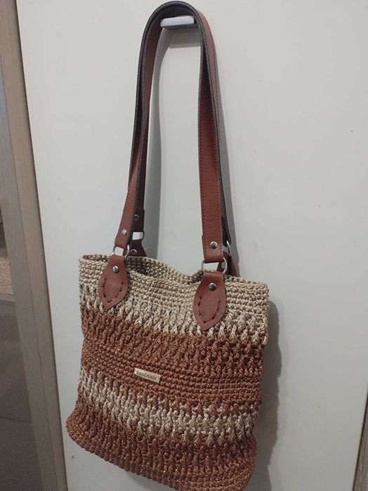 Уникална дамска чанта , ръчна изработка.