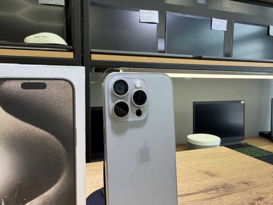 iPhone 15 Pro, 128 GB, Natural Titanium, АКБ89%, 1045/А10