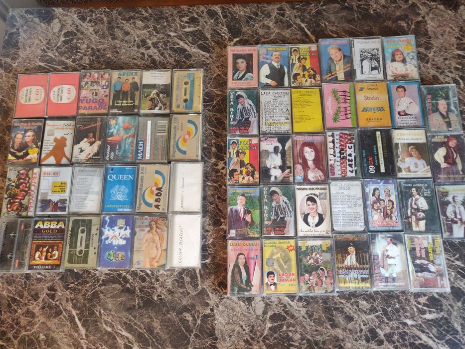 Casete audio muzica usoara si populara