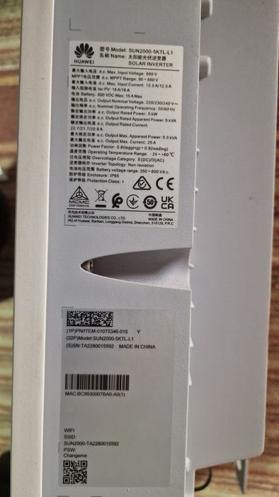 Invertor fotovoltaic Huawei SUN2000-5KTL-L1